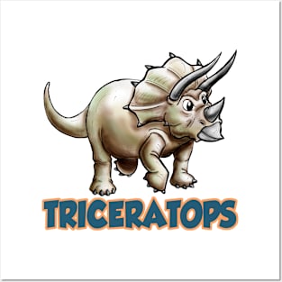 Triceratops Posters and Art